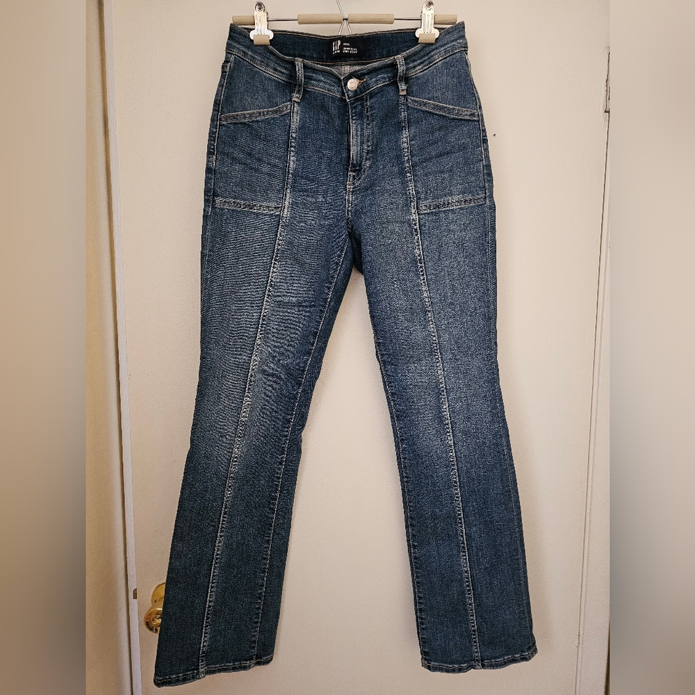 GAP Factory Classic Blue Baby Bootcut Leg Jeans